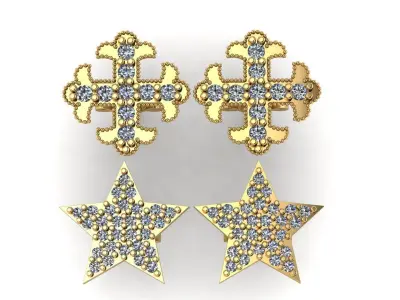 earring 3D print model