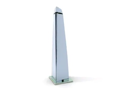 Sleek Glass Obelisk model pack Low-poly 3D model