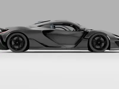 McLaren W1  3D model