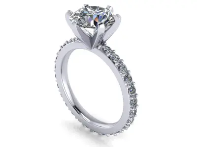 Wedding Ring V2 3D print model