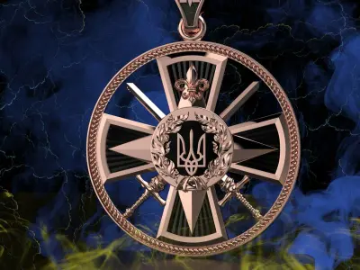 Ukranian Army Emblems 3D print model