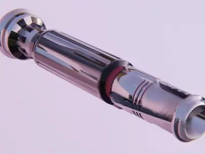 Darth Sion Lightsaber Low-poly 3D model