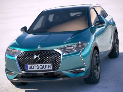 DS 3 Crossback E-Tense 2019 3D model