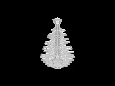 BOUCHERON - PLUME DE PAON - EARRINGS 3D print model