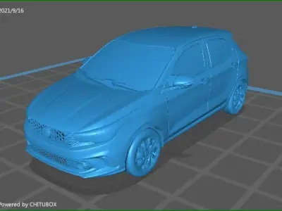 FIAT ARGO ESCALA H0 1-87 3D print model