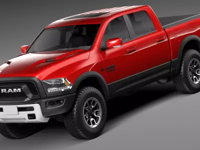 Dodge Ram 1500 Rebel 2015 3D model