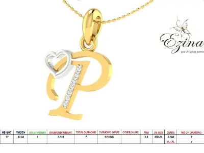 All Alphabet pendent 3D print model