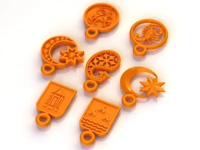 Rosary tassel 3D print model