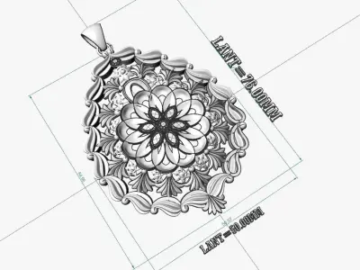 FASION PENDANT 3D model