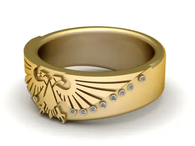 DESIGN TAJ ENAGEMENT RING 3D PRINTABLE MODEL  3D print model