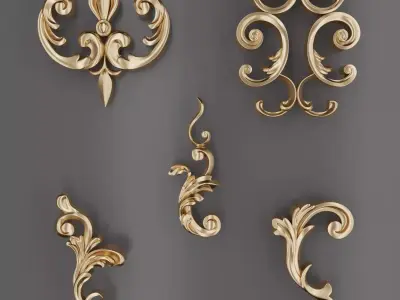 Trim Ornament 103 3D model