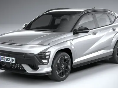Hyundai Kona Electric N-Line 2024 3D model