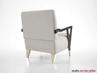 Studio Van Den Akker The Charles Club chair 3D model
