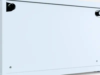 BESTA Shelf unit with door 62 Low-poly 3D model