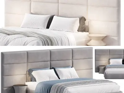 Bourbon bed by Ana Roque 3D model