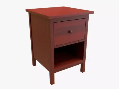Bedside table 02 3D model