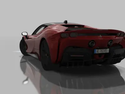 Ferrari SF90 3D model get
