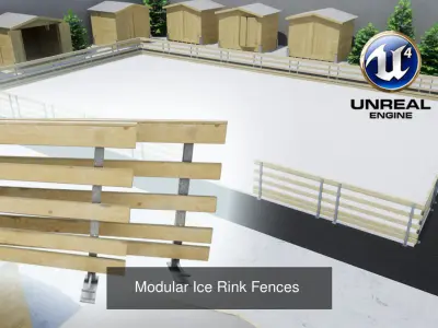 Christmas Xmas Market 3D Model Pack