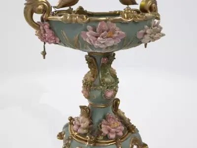 Decorative Fountain 3D Model 3D model