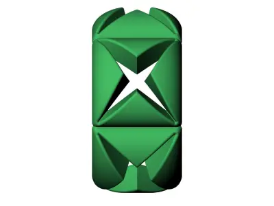 Star gold ring 3D print model