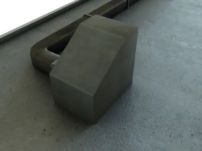 Panelbuilding - Plattenbau DDR - Russia  Gameready for Engines Low-poly 3D model