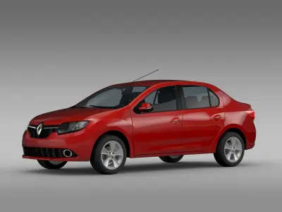  Renault Symbol 2015 3D model