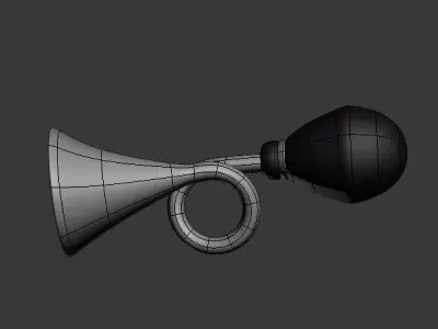 Horn clown cartoon 3D model