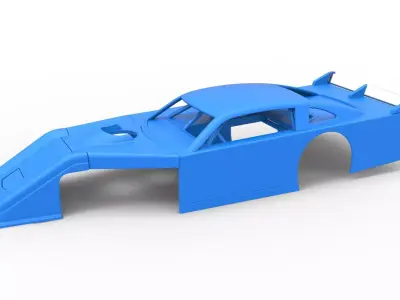 Shell of Asphalt Modified stock car V3 Scale 1 to 25 3D print model