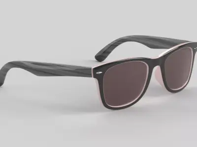 Wilder Eyewear Glasses Low-poly 3D model