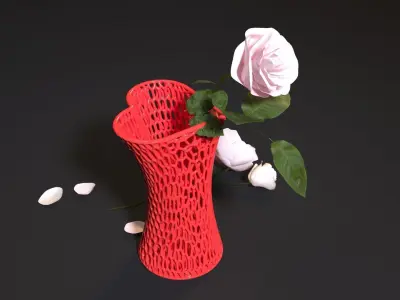 Heart Vase 3D print model