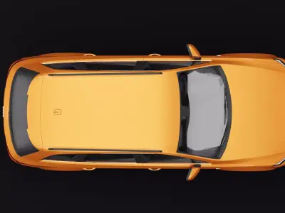 Audi Q7 Tfsi e Orange 3D model