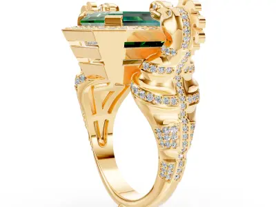 SeaHorse Ring 3D print model