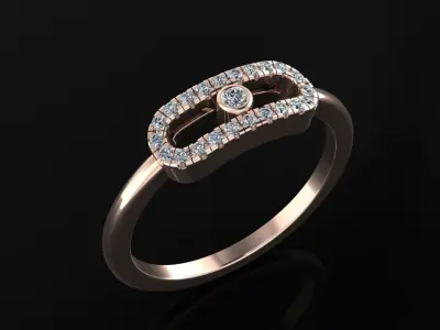 Messika Move Ring 3D print model purchase