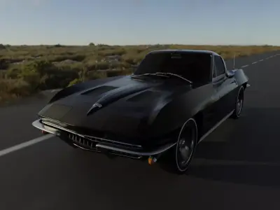 Corvette C2 63 3D model