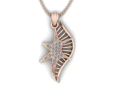 Star Pendant 3D print model