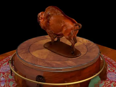 Yellowstone Bison 3D model figure 3D model