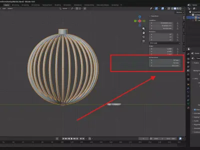 Christmas Bauble  3D print model