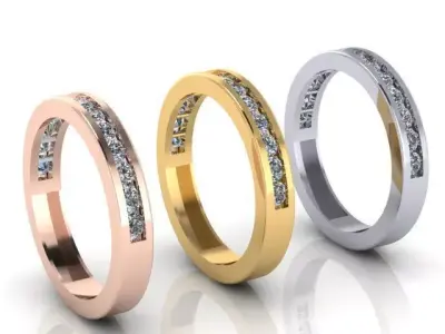 3d printable Minimalist Modern Ring 3D print model