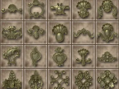 Ornamental Vol 06 3D model