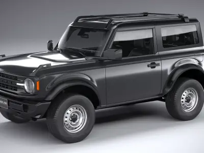 Bronco Base 2-door 2021 3D model
