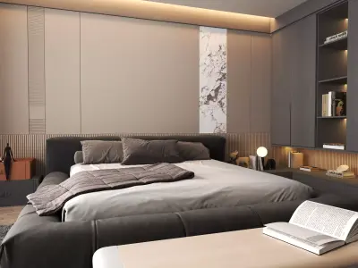 Bedroom interior 13 3D model