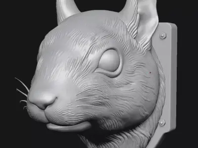 squirrel 3D print model
