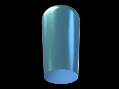 Modern Metallic Vase  3D model