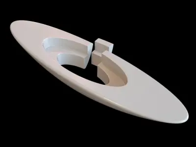 reception marble 3D model