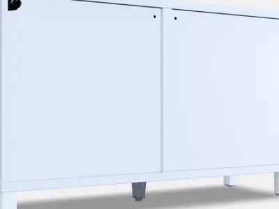 BESTA Storage combination w doors-drawers 5 Low-poly 3D model