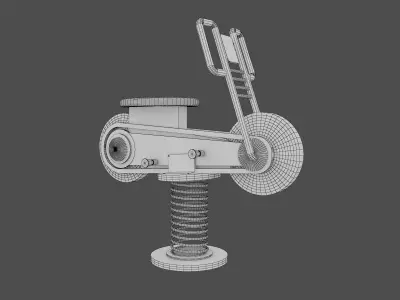 f18a Kids Toy  Bicycle 3D model