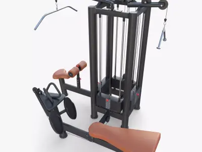 4 Multi station jungle machine v1 3D model