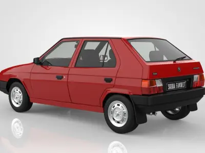 Skoda Favorit 3D model