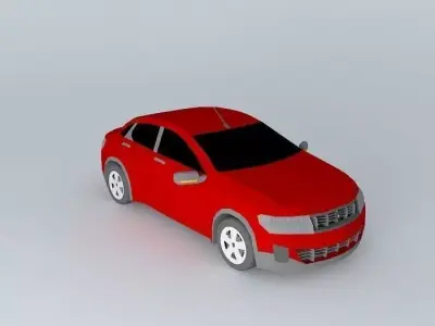 Proton Saga SV 2013 Concept Free 3D model