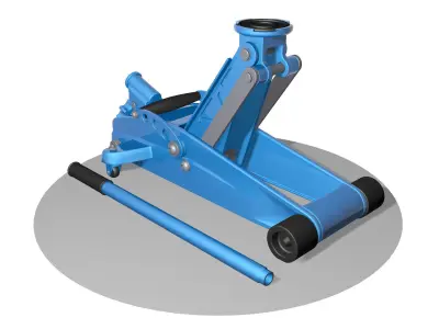 Hydraulic jack 3D model